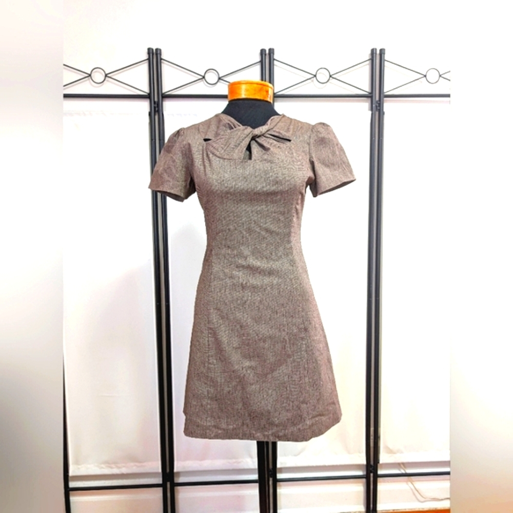 Brown Mini Dress, XS - Picture 5 of 10